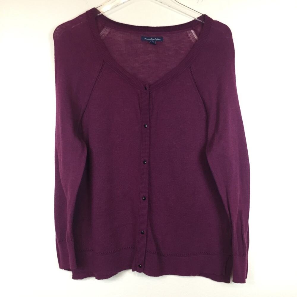 American Eagle Outfitters | Merlot Cardigan Sz XL